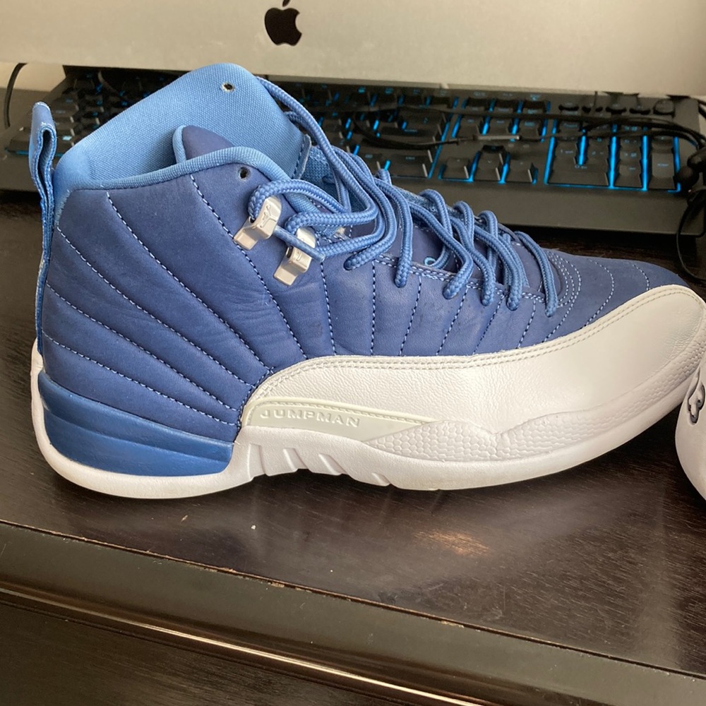 Size 8 Men’s Air Jordan 12s “Indigos” for sale